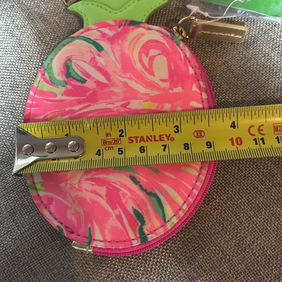 Lilly Pulitzer Women’s Pineapple Coin Case with Lobster Clasp - Picture 5 of 7
